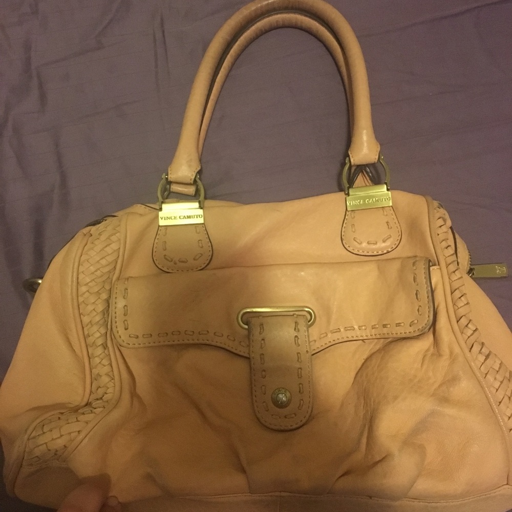 Vince Camuto leather satchel handbag